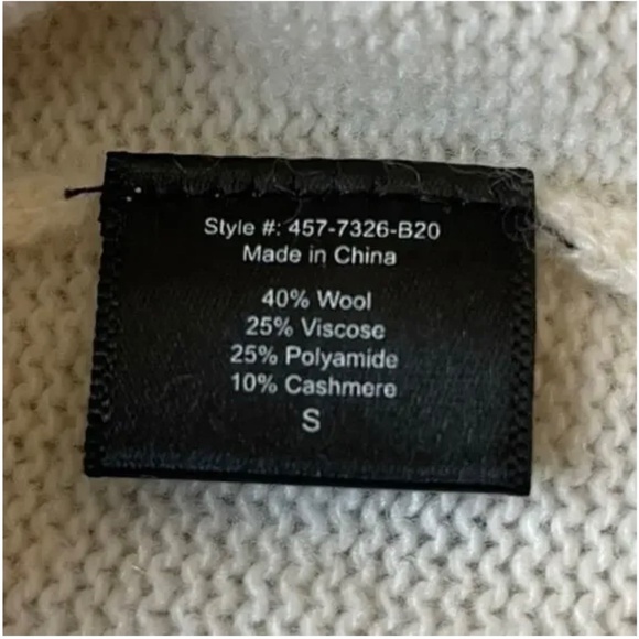 Jenni Kayne Everyday Sweater Wool Cashmere Blend Size S Quiet Luxury Old Money - Picture 7 of 9